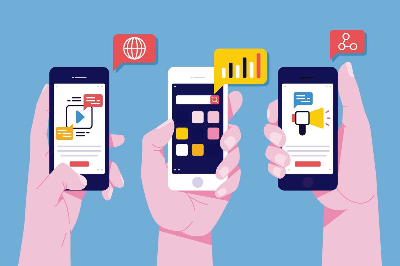 types of mobile app developments