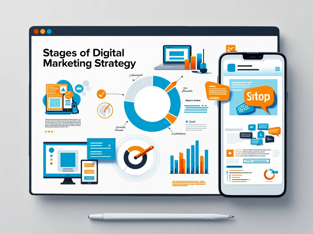 Stages of digital marketing strategy