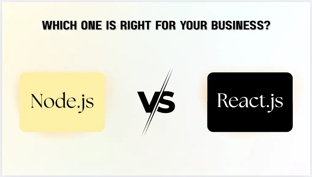 Difference b/w node. js & react.js